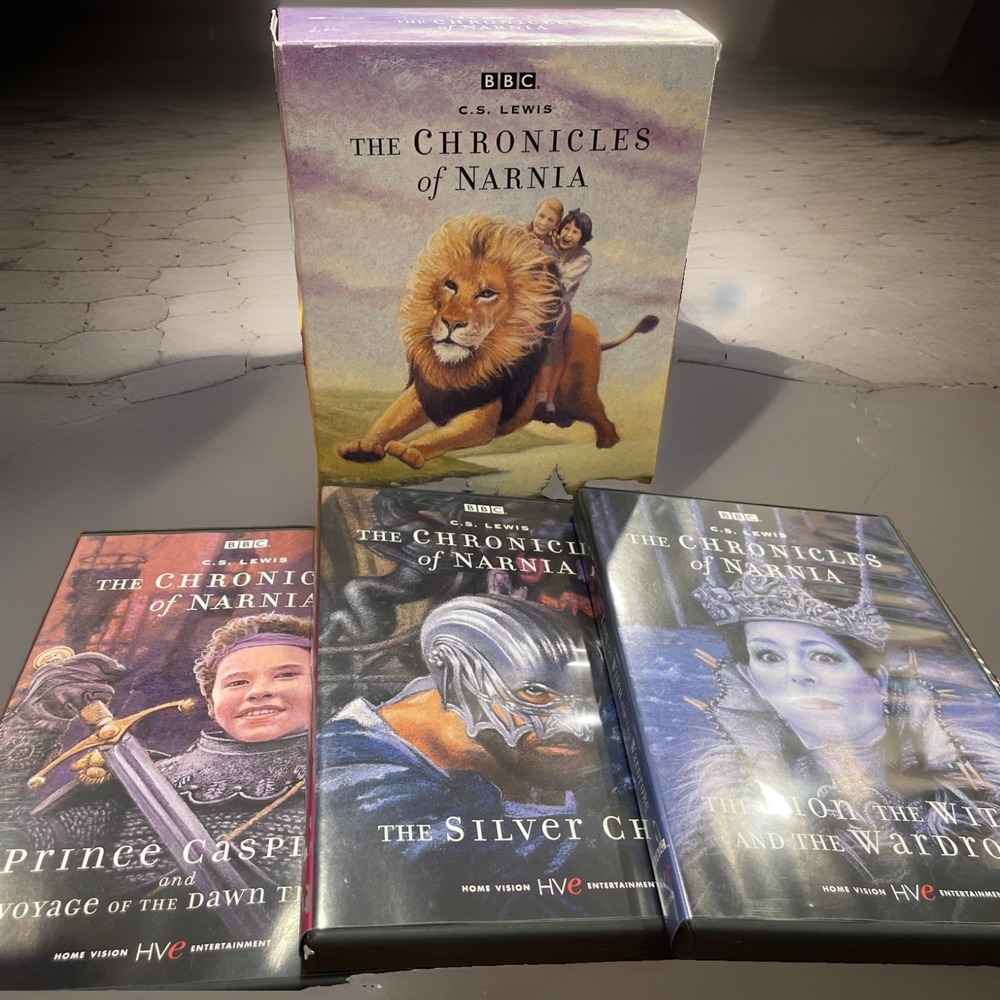 The Chronicles of Narnia - Boxed Set (DVD, 3-Disc Set) C.S. Lewis BBC Lion Witch